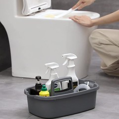 Portable Cleaning Supplies Caddy, Lightweight Storage Organizer for Home Use