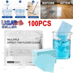 100PCS Multi-surface Floor Cleaning Tablets, Multiple Effect the floors Clean US