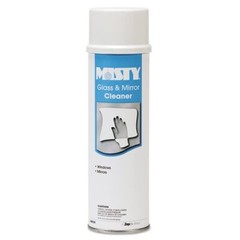 19oz Aerosol Misty Mint Scent Foaming Glass & Mirror Cleaner 12Ct Case # 1001447