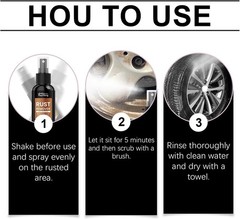 Heavy Duty Rust Remover Spray – Multi-Surface Metal Cleaner, Fast-Acting Oxidati