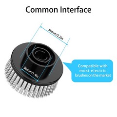 Replaceable Brush Heads Electric Spin Scrubber,4 Pack Brush Heads & 4 pcs Ext…