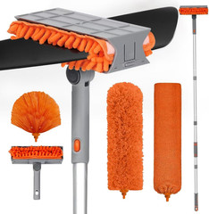 Ceiling Fan Cleaner Duster with 72‘’ Extendable Long Handle Cleaning Duster Kit,