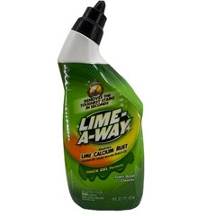 Lime-A-Way Toilet Bowl Cleaners Thick Gel Formula 16 oz Rust Lim Calcium Remover
