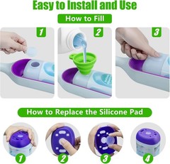 PowerMop Refillable Bottle for Swiffer PowerMop Mop,26 FL.OZ Leak-Proof Reusable