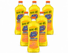 Spic and Span Lemon Multi-Surface Cleaner 34oz Liquid 6 Pack