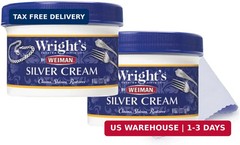 Wright’s by Weiman Silver Cleaner and Polish Cream – Gently Clean and Remove Tar