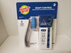 Scotch-Brite Advanced Soap Control Dishwand 8 Non-Scratch Refills New Sealed