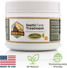 Septic Tank Treatment – 1 Year Supply – 12 Dissolvable Bacteria Packets