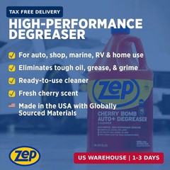 Zep Cherry Bomb Auto+ Degreaser & Cleaner – For Auto, Marine, RV, & Home – 1 Gal