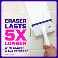 Effortless Cleaning with Magic Eraser Shower & Tub Kit – 2 Lemon Foam Refills