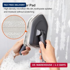 CLEANHOME Tile Tub Scrubber Brush for Cleaning Toilet Wall,Bathtub,Sink | 3 Diff
