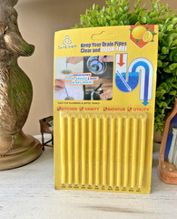 SupClean Drain Cleaner Sticks – Monthly Odor & Grease Buildup Preventer Sticks