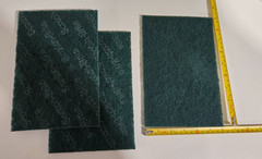 3 of 3M Scotch Brite Heavy Duty Scour Green Pads 6×9″ Powerful Scrubbing / Scrub