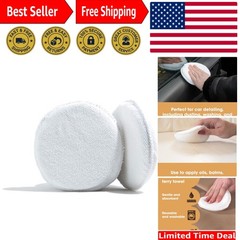 Luxury Leather Care Applicator Sponges | 2 Reusable Microfiber Pads Included