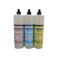 Mrs. MEYER’S 3X Dish Soap Lavender, Rain Water, Lemon Verbena Scent Cuts Grease