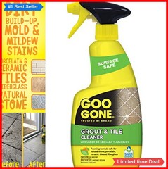 Tile Grout Cleaner 14oz Liquid Stain Remover Dirt Soap Scum Hard Water Citrus
