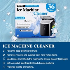 USKICH Ice Machine Cleaner Descaler Tablets-36Pack Ice Maker Cleaner Compatib…