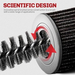 6PCS 304 Stainless Steel Bore Brush Copper Pipe Cleaner Twisted Wire Drill Brush