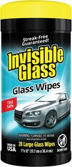 90166 Large Glass Cleaning Wipes for Streak-Windows, Mirrors, and Glass,