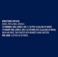 Dishwashing Liquid Original 1 Gallon, 4 Packs ~ Blue