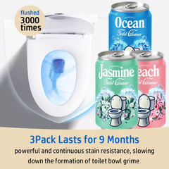 Beverage Can Toilet Bowl Cleaner,Septic Toilet Bowl Tablets in Bottles, Automati