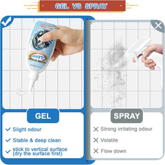 Black Stain Remover Gel Washing Machine Cleaner Front Loader Grout Cleaner Home