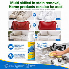 4-in-1 Multi-Enzyme Foam Cleaner, All-Purpose Spray 5oz with Sponge & Towel