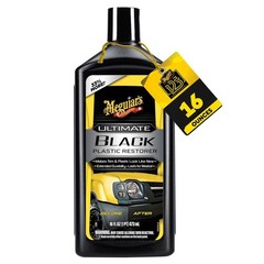 Meguiar’s Ultimate Black Plastic Restorer 16 OZ 6/CV Plastic Cleaner and