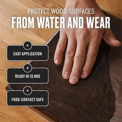 WALRUS OIL – Cutting Board Oil and Wood Butcher Block 8 oz (1/2 pint), Black