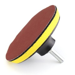 100Pcs Reusable Emery Papers Round Yellow for Metal Wood Polishing Durable