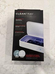 Keysmart Clean Tray UV Light Sterilization Case White. NEW IN BOX.