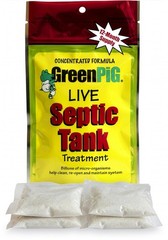 Green Pig Septic Tank Treatment Packets – Septic-Safe Enzyme Treatment for Pr…