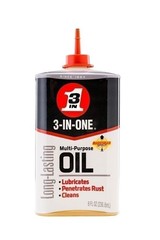 3-In-One 10138 Multi-Purpose Oil, Lubricates, Cleans & Penetrates Rust 8oz,12Pl