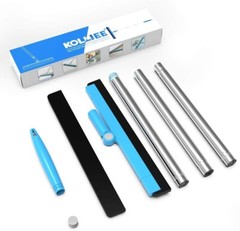 Long Handle Squeegee – 59″ Adjustable Foam Blade for Fast and Effective Cleaning