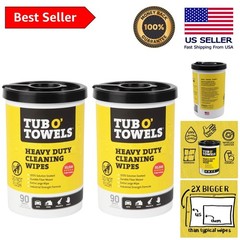 Effortless Stain Removal with 2-Pack Heavy-Duty Cleaning Wipes – 10″ x 12″ Size