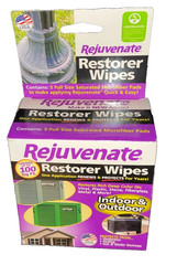Rejuvenate Restorer Wipes 5 Pack Microfiber Indoor Outdoor Surface Cleaner NEW