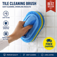 Tile Grout Cleaning Sponge Bathtub Bathroom Surfaces Scouring Pad Cleaning tool