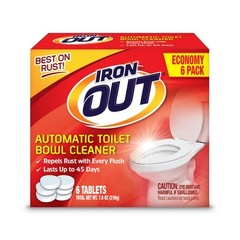 Iron OUT Automatic Toilet Bowl Cleaner Tablets, Helps Remove and Prevent Rust…