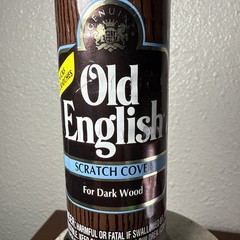 Vtg 1990s Reckitt & Colman Inc. OLD ENGLISH Scratch Cover For Dark Wood 90% Full