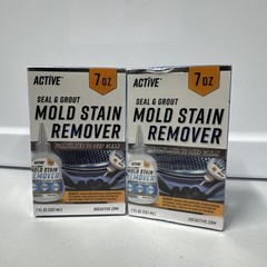 Lot of 2 Active Seal & Grout Mold Stain Remover, 7 fl oz Each, Free Shipping!