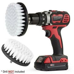 4in Electric Drill Brush For Carpet for TILE Leather Upholstery Cleaning