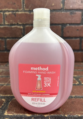 Method Foaming Hand Wash Refill 3x Pink Grapefruit Scent Plant Based 28 oz