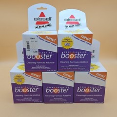 Vintage Bissell Deep Cleaning Booster Formula Addictive Lot Of 5 8.4 Oz 2001 NOS