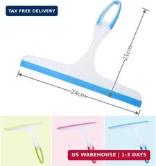 3pcs Silicone Shower Squeegee for Glass Doors & Tiles – Handheld Bathroom and Wi