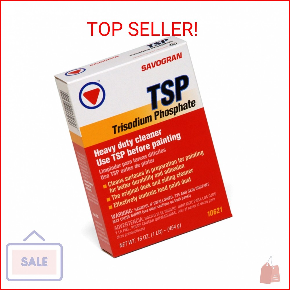 Savogran 10621 Trisodium Phosphate (TSP) 1LB (16oz)