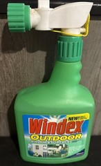 Windex Outdoor Window Glass Cleaner Concentrate 32oz Discontinued NOS 2001
