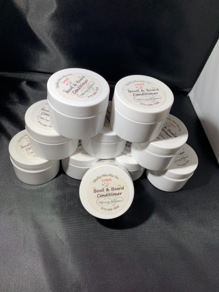 10x 2 OZ All Natural Bowl and Board conditioner New Old Stock Quality Plus Plus