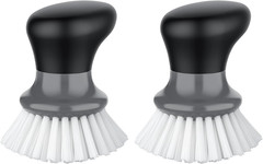 Dish Scrub Brush, Palm Brush Dish Scrubber with Ergonomic Grip, Kitchen Brushes