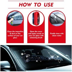 2Pack Automotive Oil Film Cleaning Brush for Car Windows Glass Cleaning 120ML US
