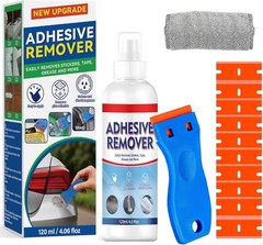 Adhesive Remover Spray, Sticker Remover Cleaning Multi-Surface Residue, Glue Rem